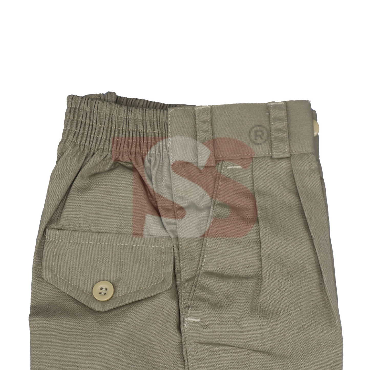 Light Khaki Elastic Pant