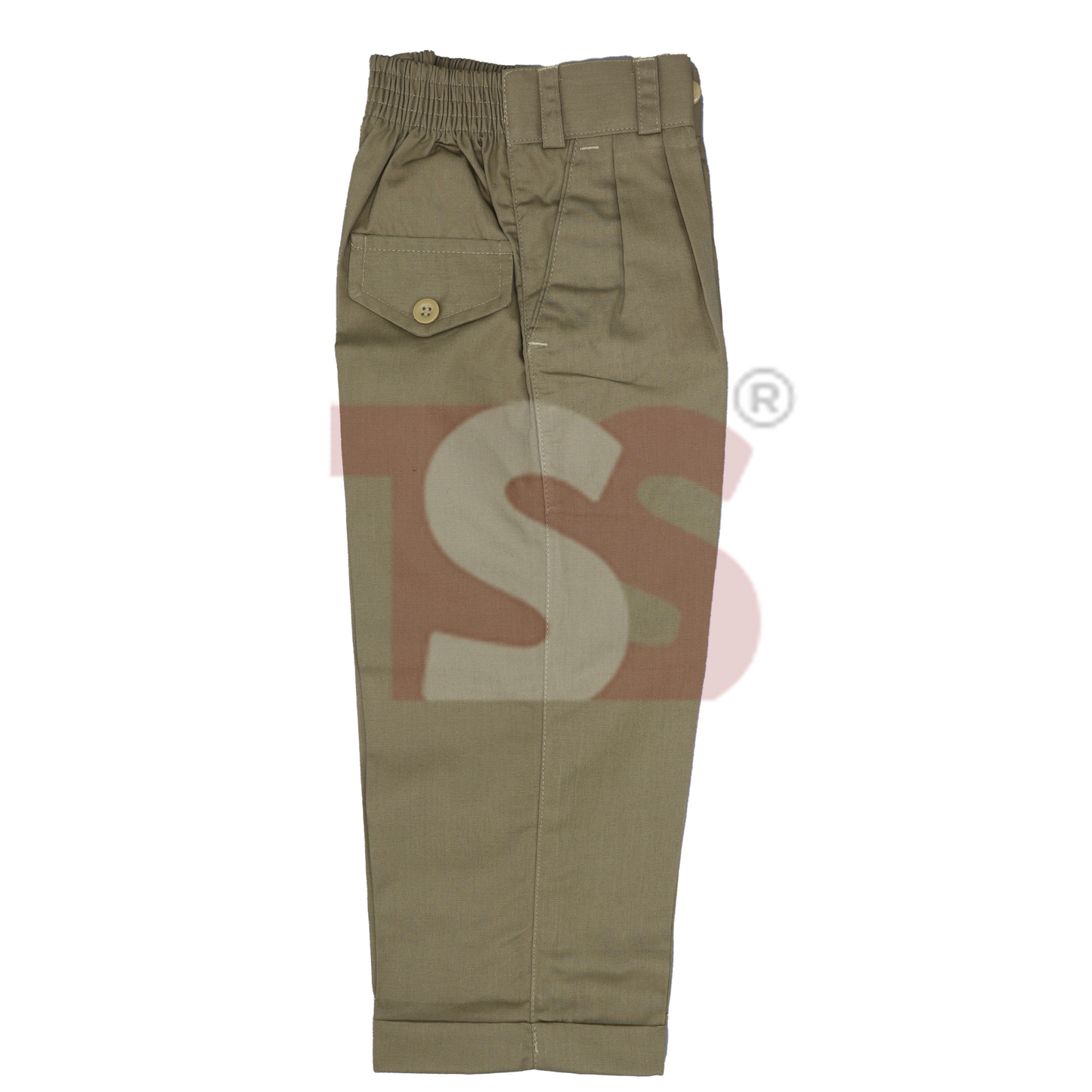 Light Khaki Elastic Pant