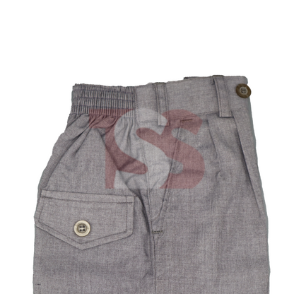 Reddish Grey Elastic Pant