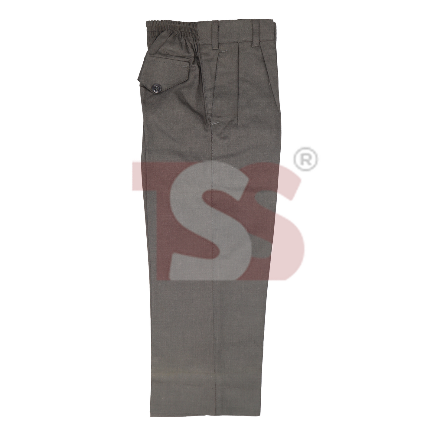 Charcoal Grey Elastic Pant