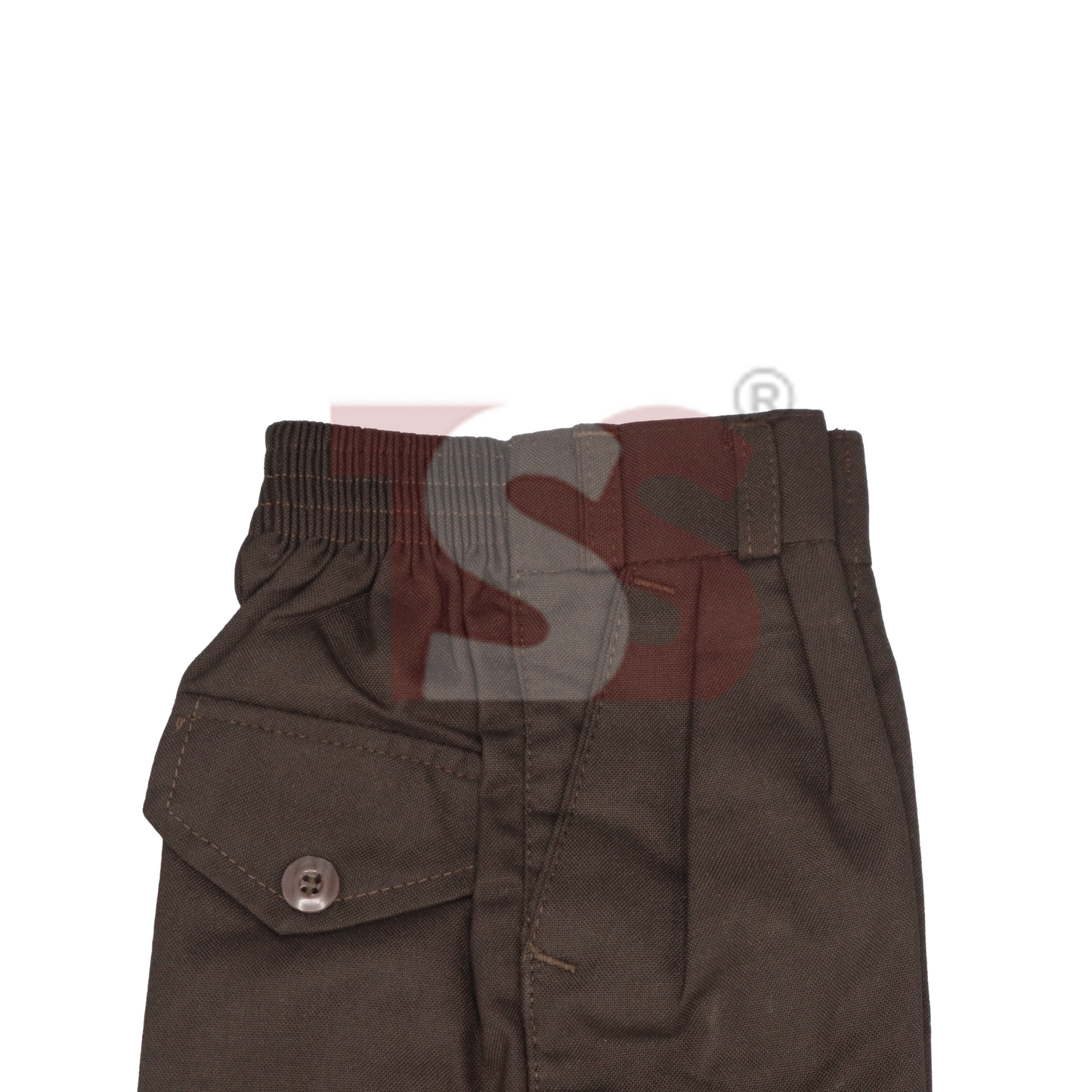 Dark Brown Elastic Pant