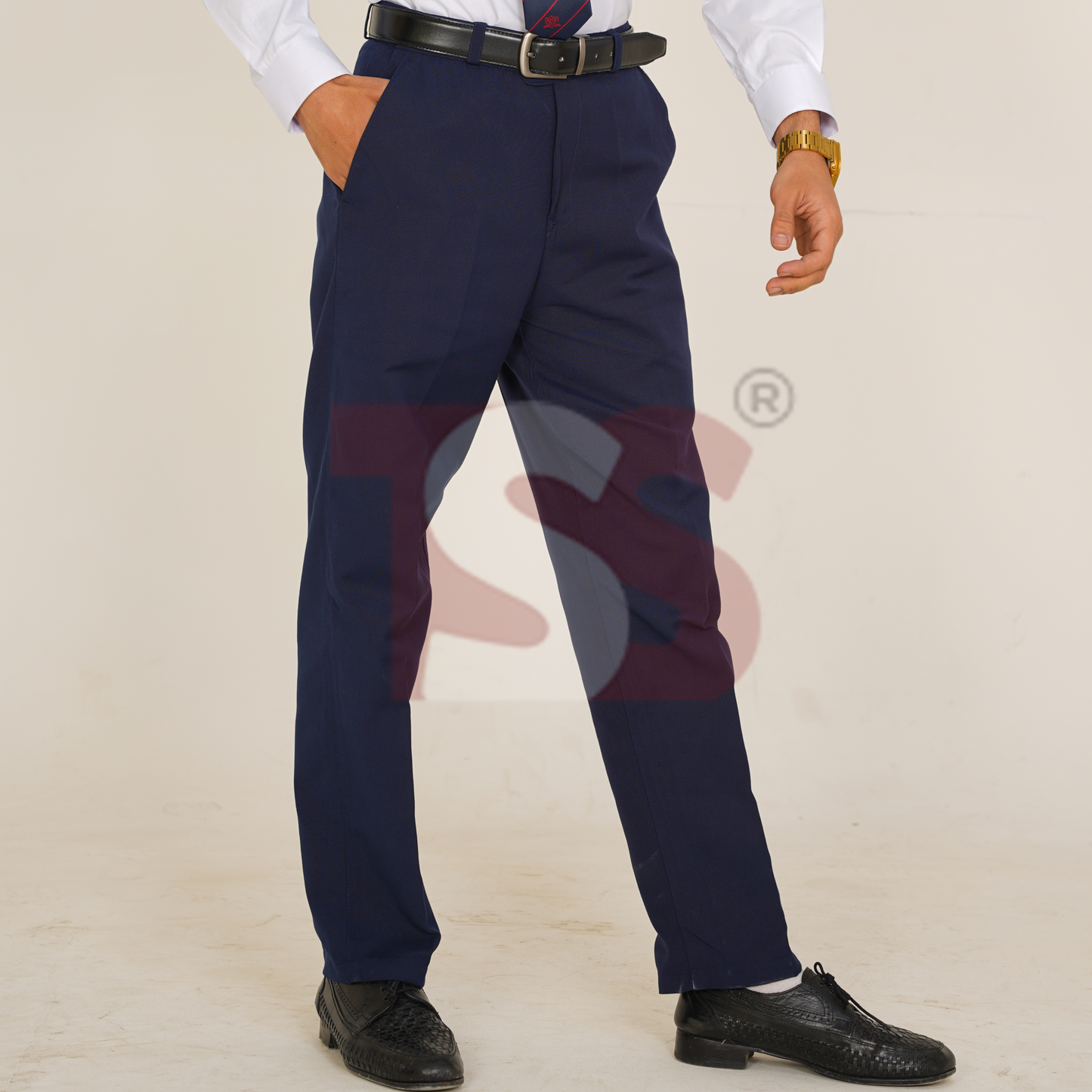 Navy Blue Fitting Pant